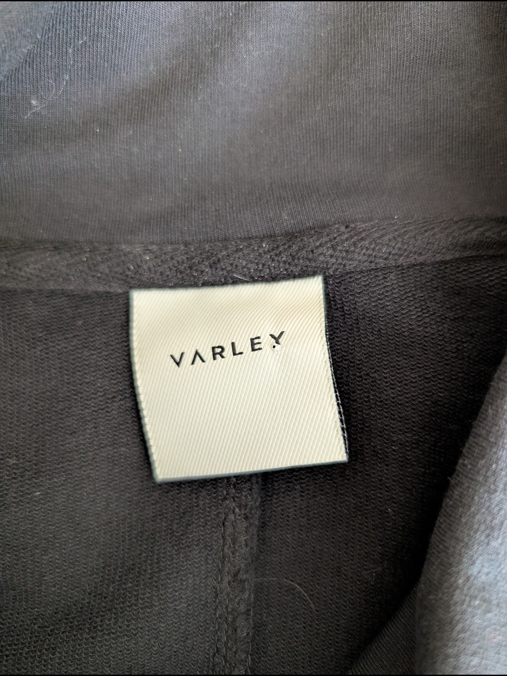 Varley Womens Large Funnel Neck Sweatshirt Black Activewear Athleisure Workout - Picture 6 of 7